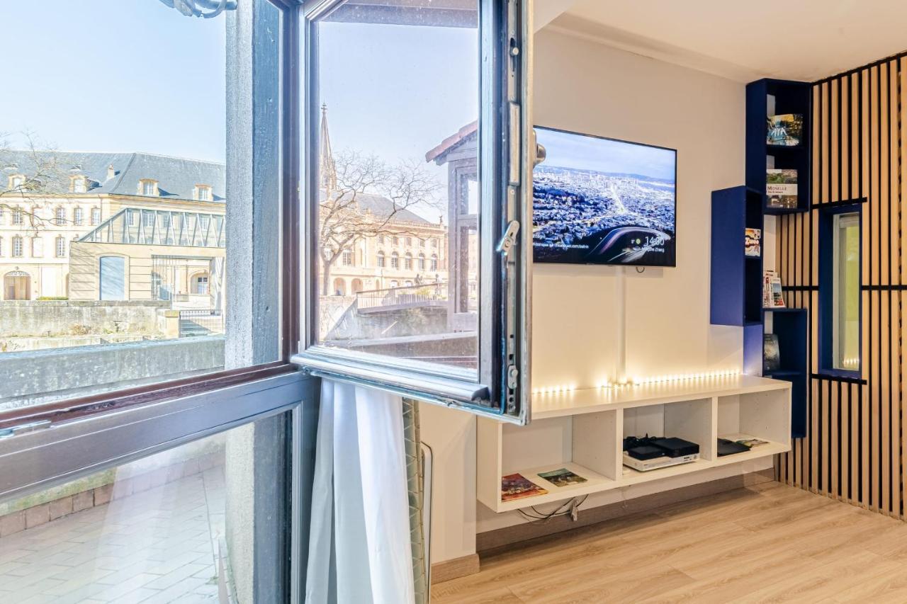 Suite cocon comme à Venise vue sur Metz Opéra Exterior foto