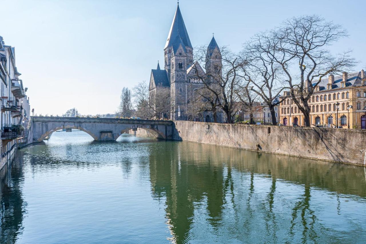 Suite cocon comme à Venise vue sur Metz Opéra Exterior foto